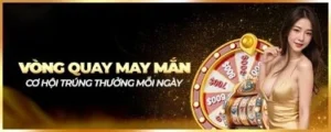 banner khuyen mai vong quay may man