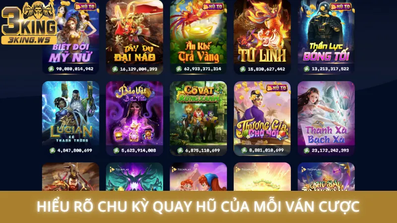 Cách săn hũ jackpot cực dễ - Nổ hũ đổi đời trong 1 nốt nhạc 1 Hiểu rõ chu kỳ quay hũ của mỗi ván cược