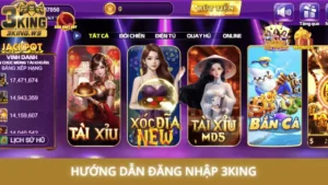 Hướng dẫn đăng nhập 3King nhanh chóng chỉ 30 giây là xong
